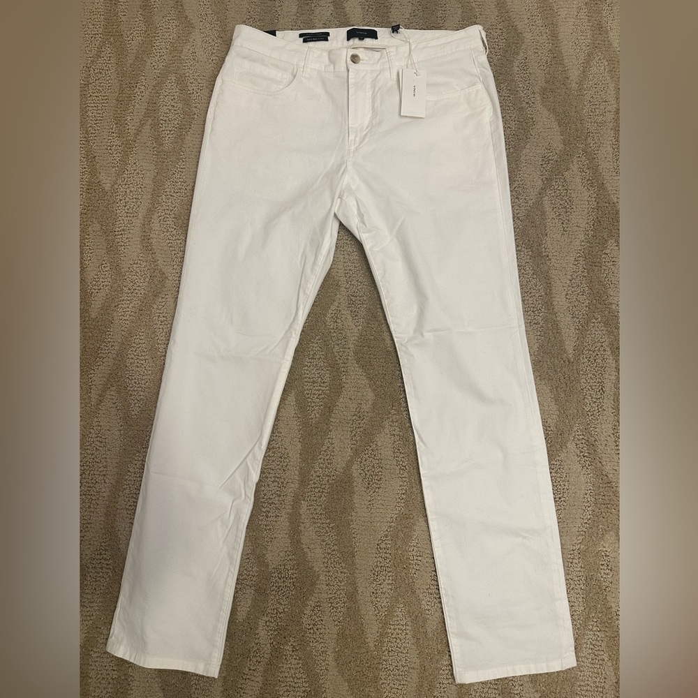 Vince Dylan Slim Fit White Size 33 Pants